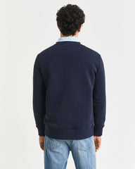 GRAPHIC C-NECK Blue / S