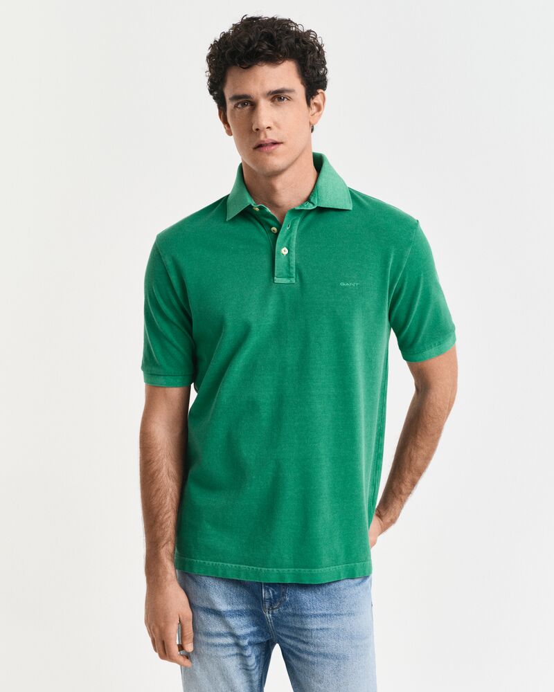 SUNFADED SS POLO Green / S