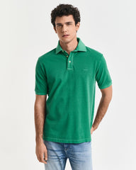 SUNFADED SS POLO Green / S