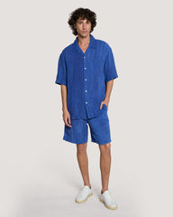 Relaxed Fit Linen Resort Shorts
