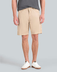 REG COT/LINEN JEANS SHORTS Dry Sand / 36