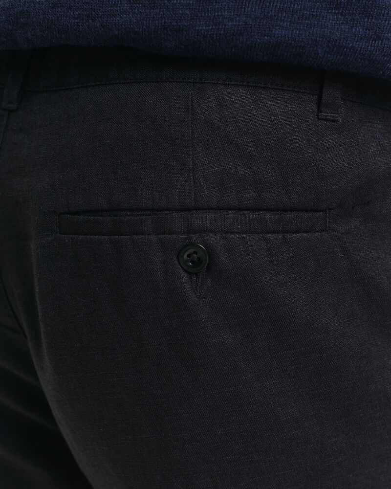 RELAXED LINEN DS SHORTS Black / S