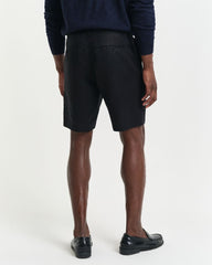 RELAXED LINEN DS SHORTS Black / S