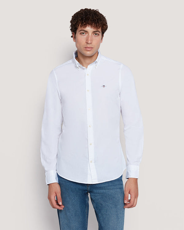 Gant Men’S Slim Fit Cotton Poplin Shirt