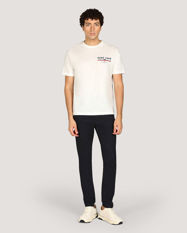تيشيرت Gant Graphic بأكمام قصيرة للرجال