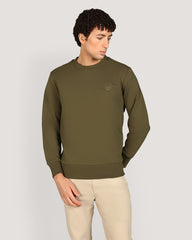 سويت شيرت رجالي من غانت برقبة مستديرة وشعار Tonal Shield