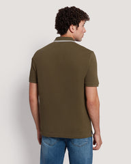 Gant Men’S Short Sleeve Tipped Collar Piqué Polo Shirt