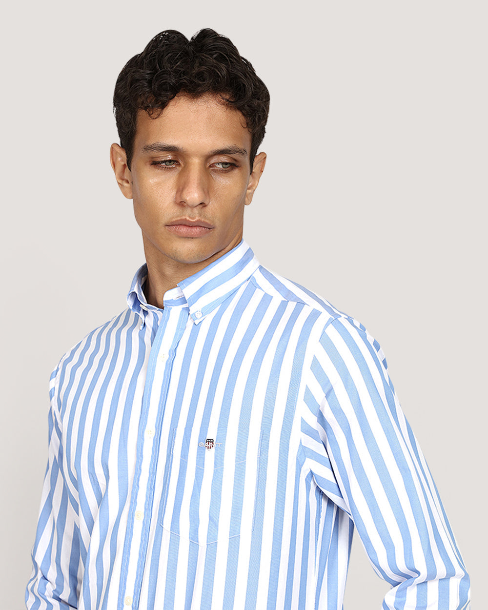 Gant Regular Classic Poplin Stripe Shirt
