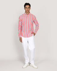Gant Regular Classic Poplin Stripe Shirt