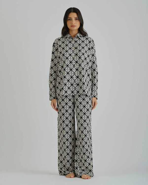 Gant Ramadan Collection – Women's Black Printed Blouse