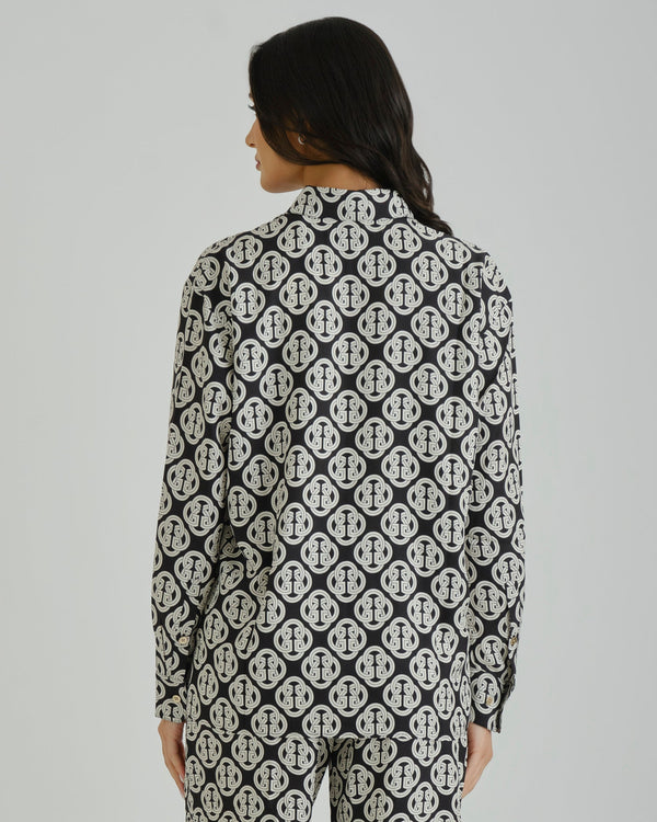 Gant Ramadan Collection – Women's Black Printed Blouse