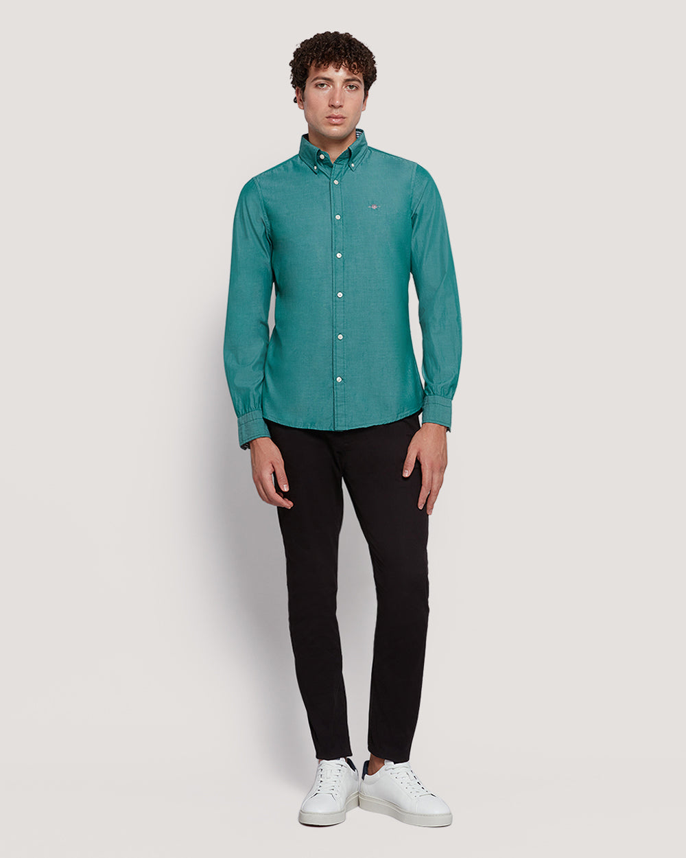 Gant Men’S Slim Fit Cotton Poplin Shirt