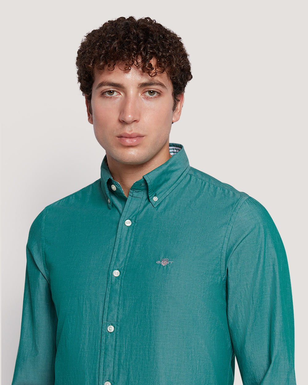Gant Men’S Slim Fit Cotton Poplin Shirt