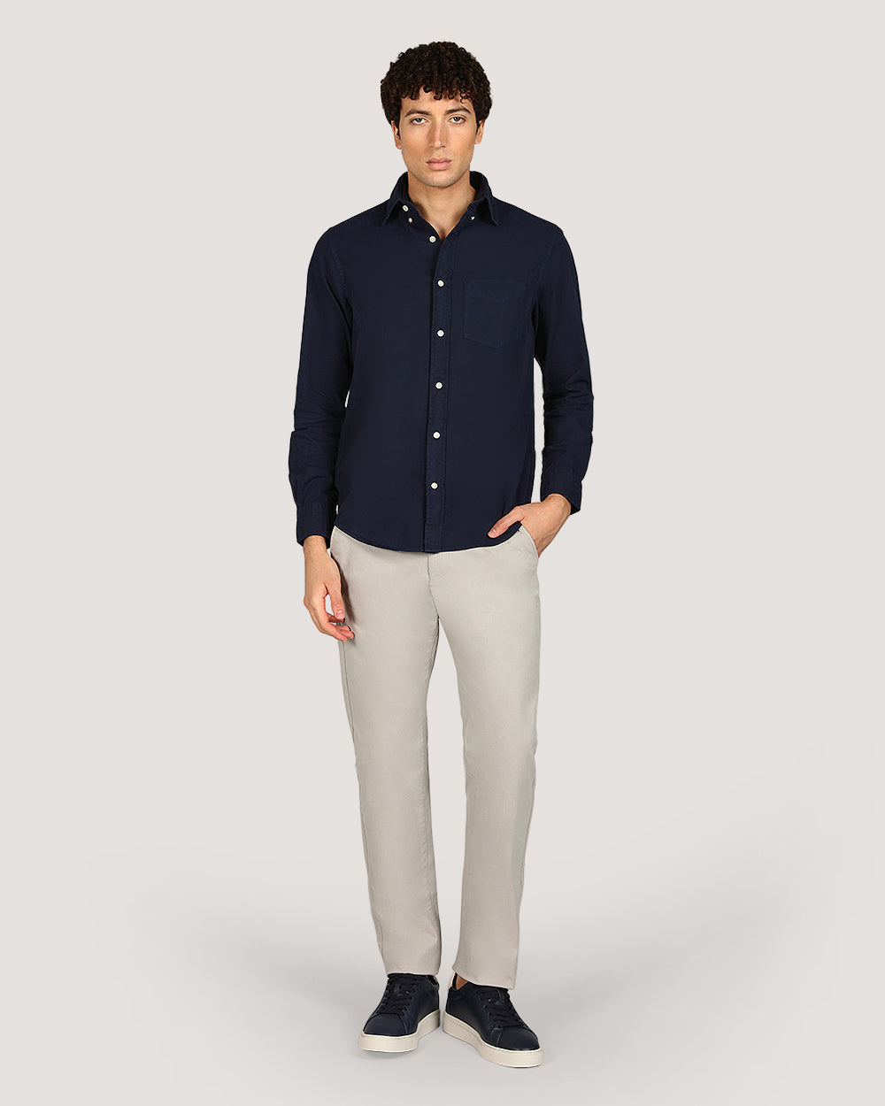Gant Regular Garment Dyed Twill Shirt For Men