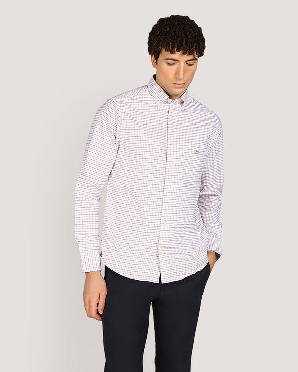 Gant Regular Classic Oxford Check Shirt For Men