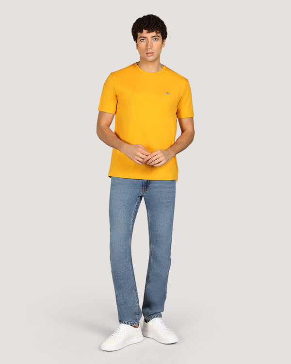 تيشيرت رجالي بأكمام قصيرة وشعار Gant Regular