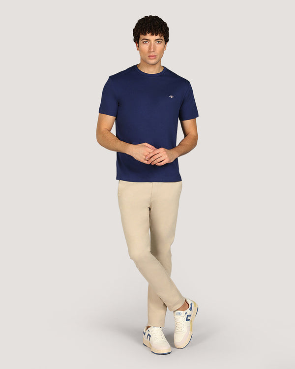 تيشيرت رجالي بأكمام قصيرة وشعار Gant Regular