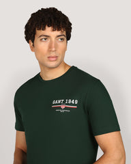 تيشيرت Gant Graphic بأكمام قصيرة للرجال