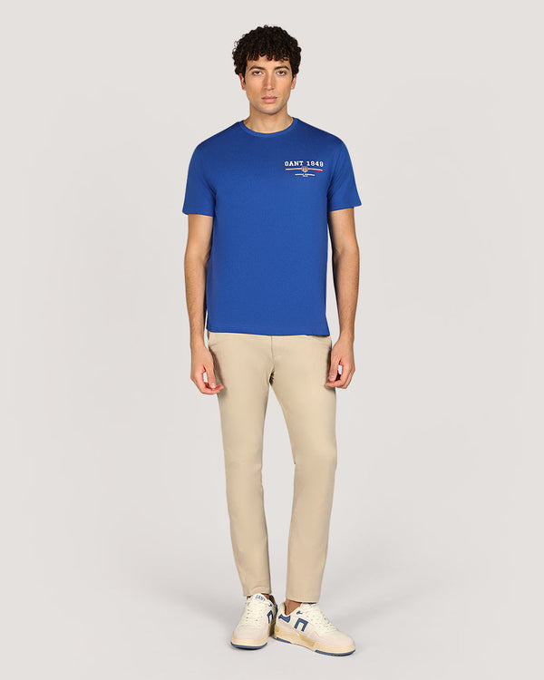 تيشيرت Gant Graphic بأكمام قصيرة للرجال