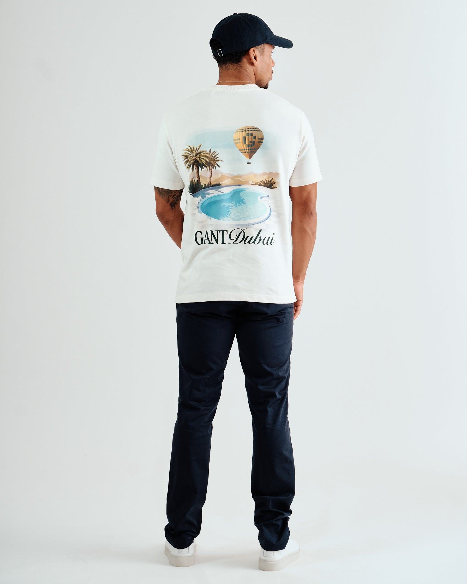 Gant Dubai Capsule Graphic Cap – Navy
