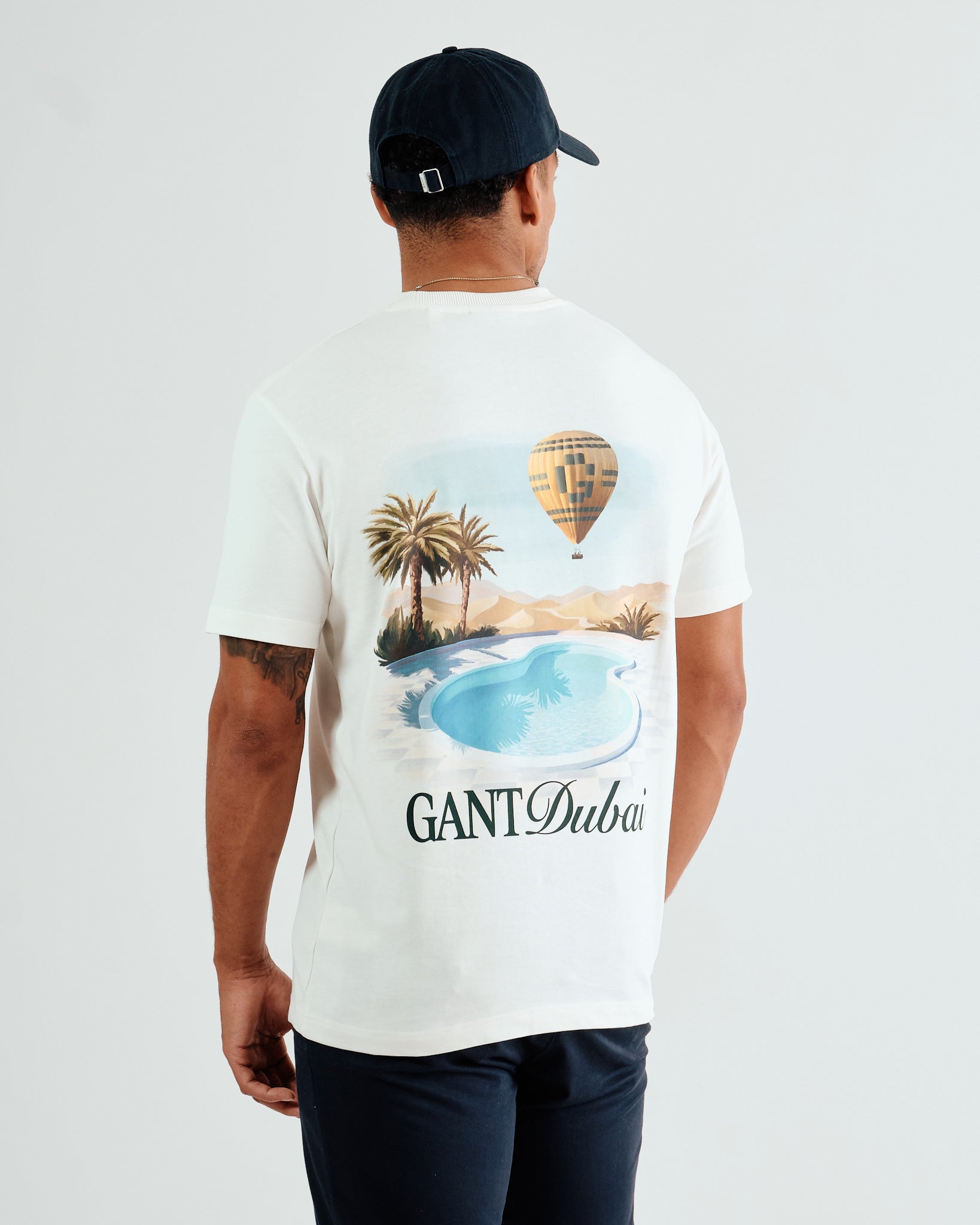 Gant Dubai Capsule Graphic Cap – Navy