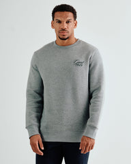 Gant Dubai Capsule Graphic Crew Neck Sweatshirt – Grey Melange