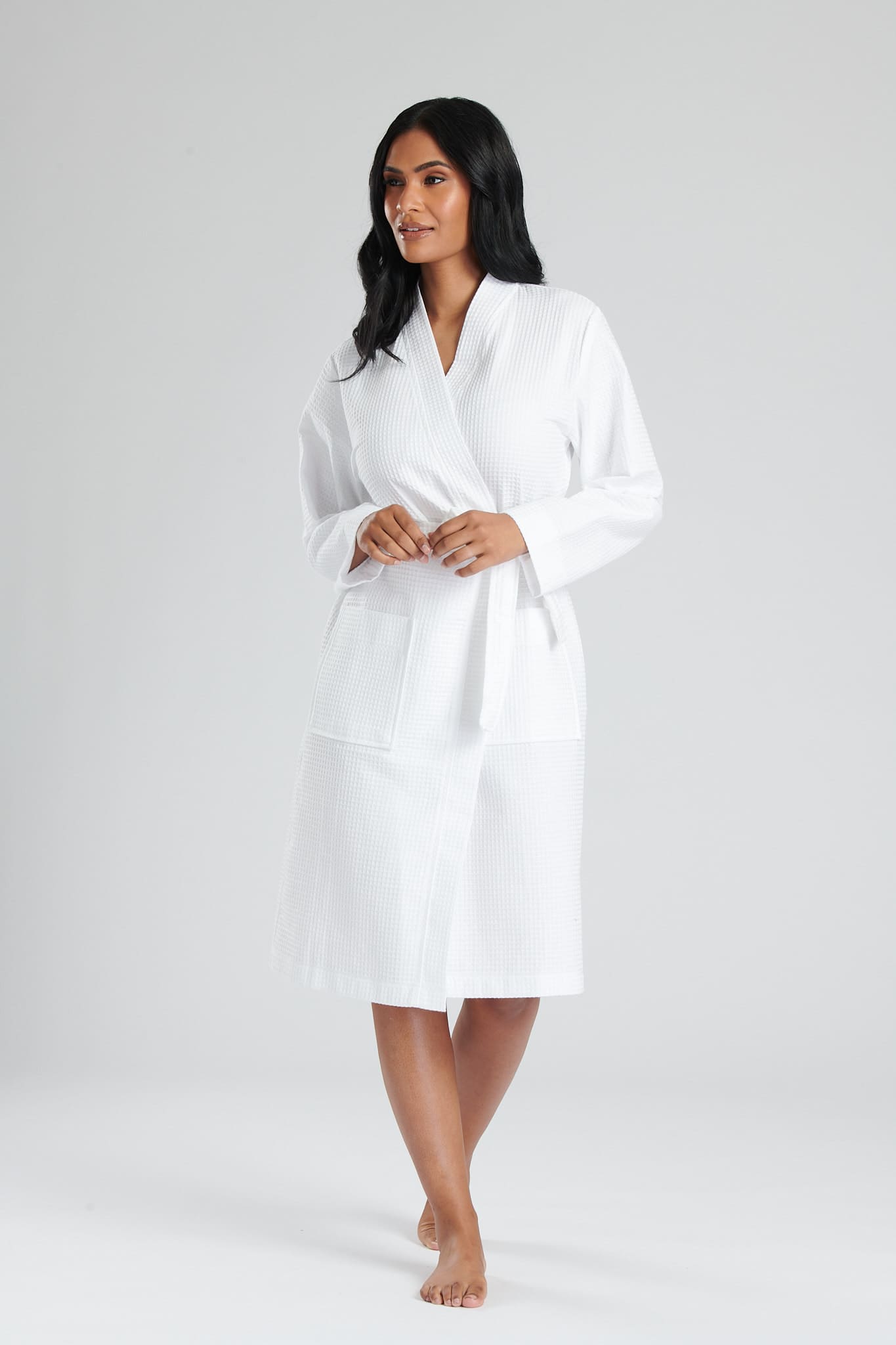 South Beach Cotton Waffle Robe