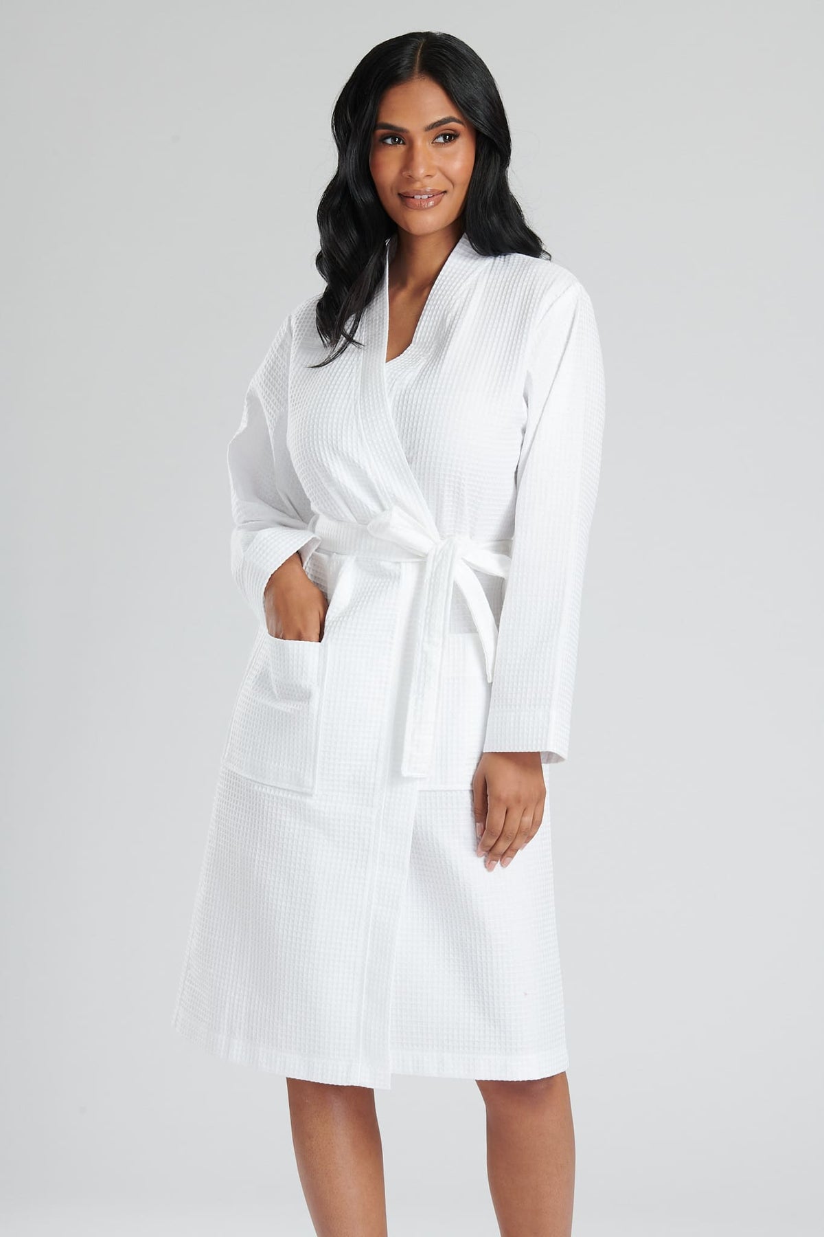 South Beach Cotton Waffle Robe