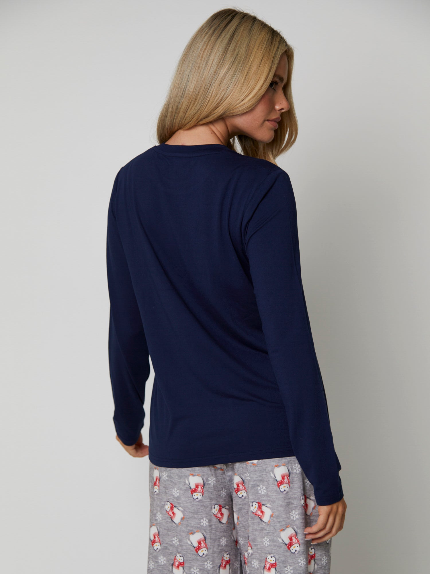 South Beach Penguin Long Sleeve Top And Trouser Set