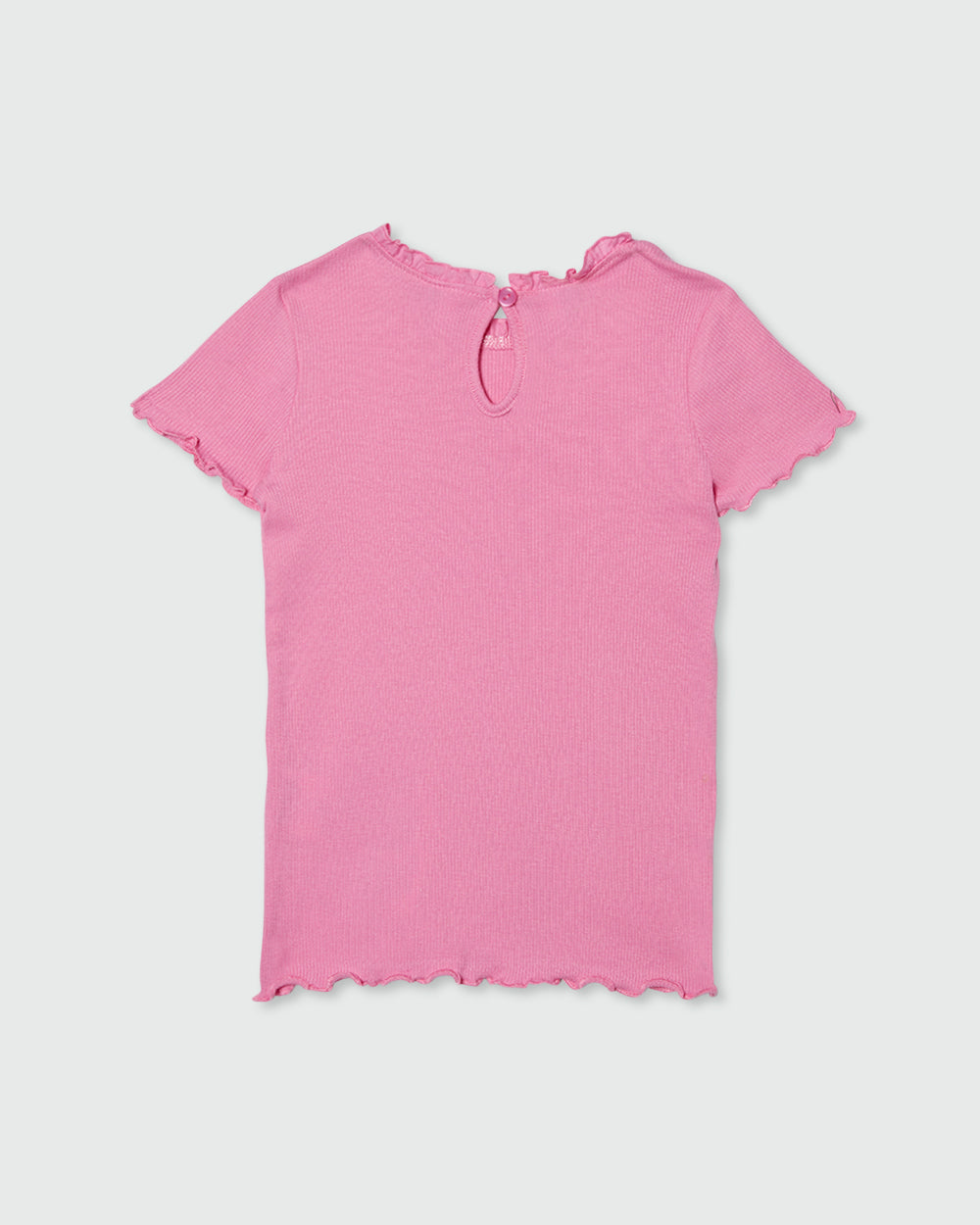 OVS GIRLS TOPS 2X2 RIB STRETCH PINK / 24-30 M