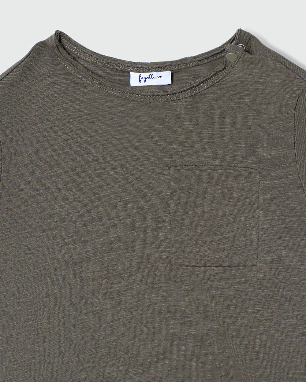 Ovs Fagottino Slub Cotton T-Shirt Green / 24-30M