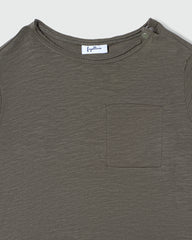 Ovs Fagottino Slub Cotton T-Shirt Green / 24-30M