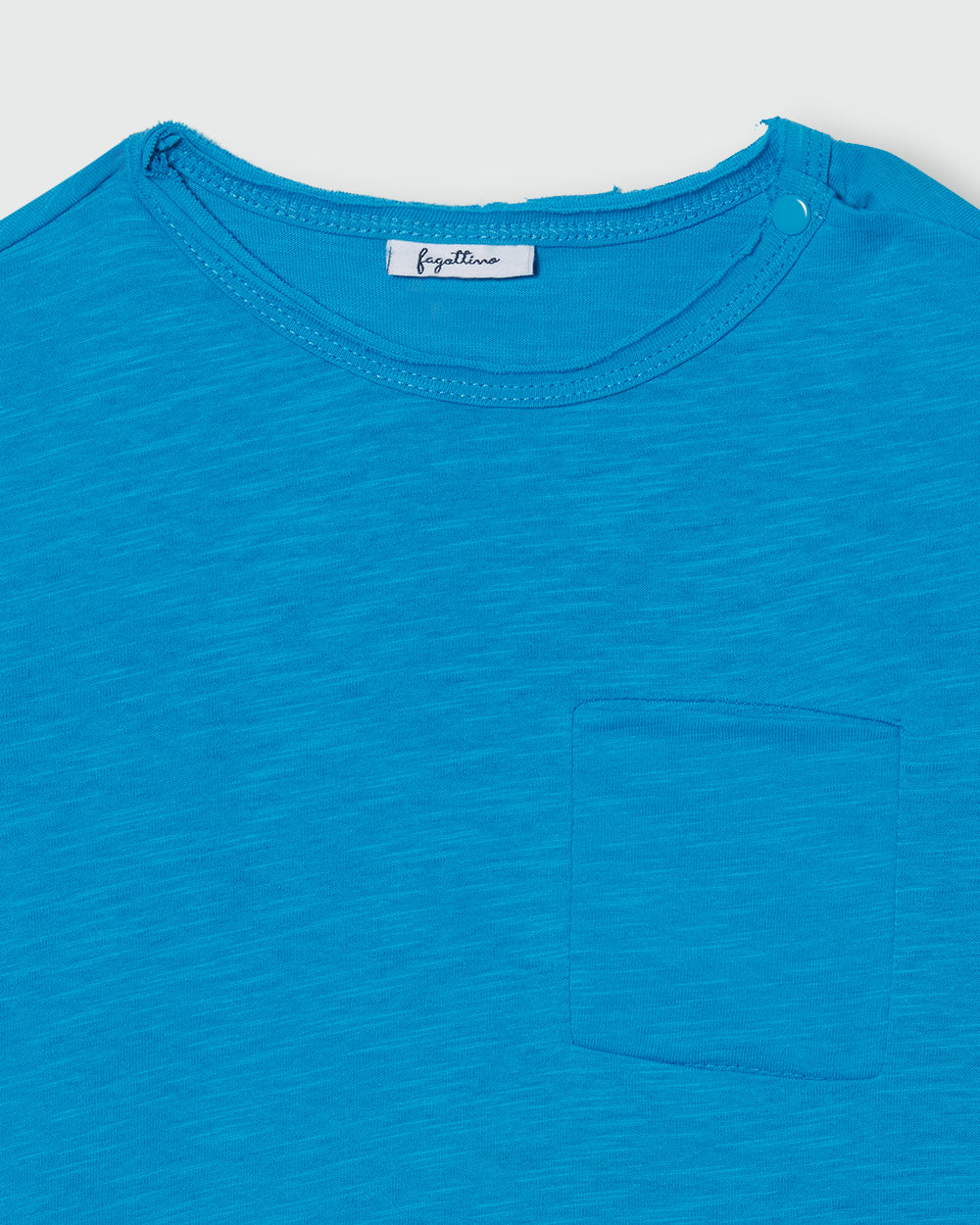 Ovs Fagottino Slub Cotton T-Shirt Blue / 24-30M