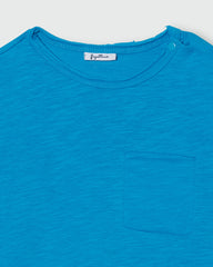 Ovs Fagottino Slub Cotton T-Shirt Blue / 24-30M
