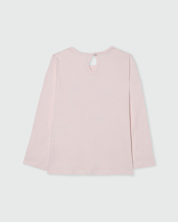 Ovs T-Shirt With Long Sleeves And Rabbit Print Pink / 24-36M