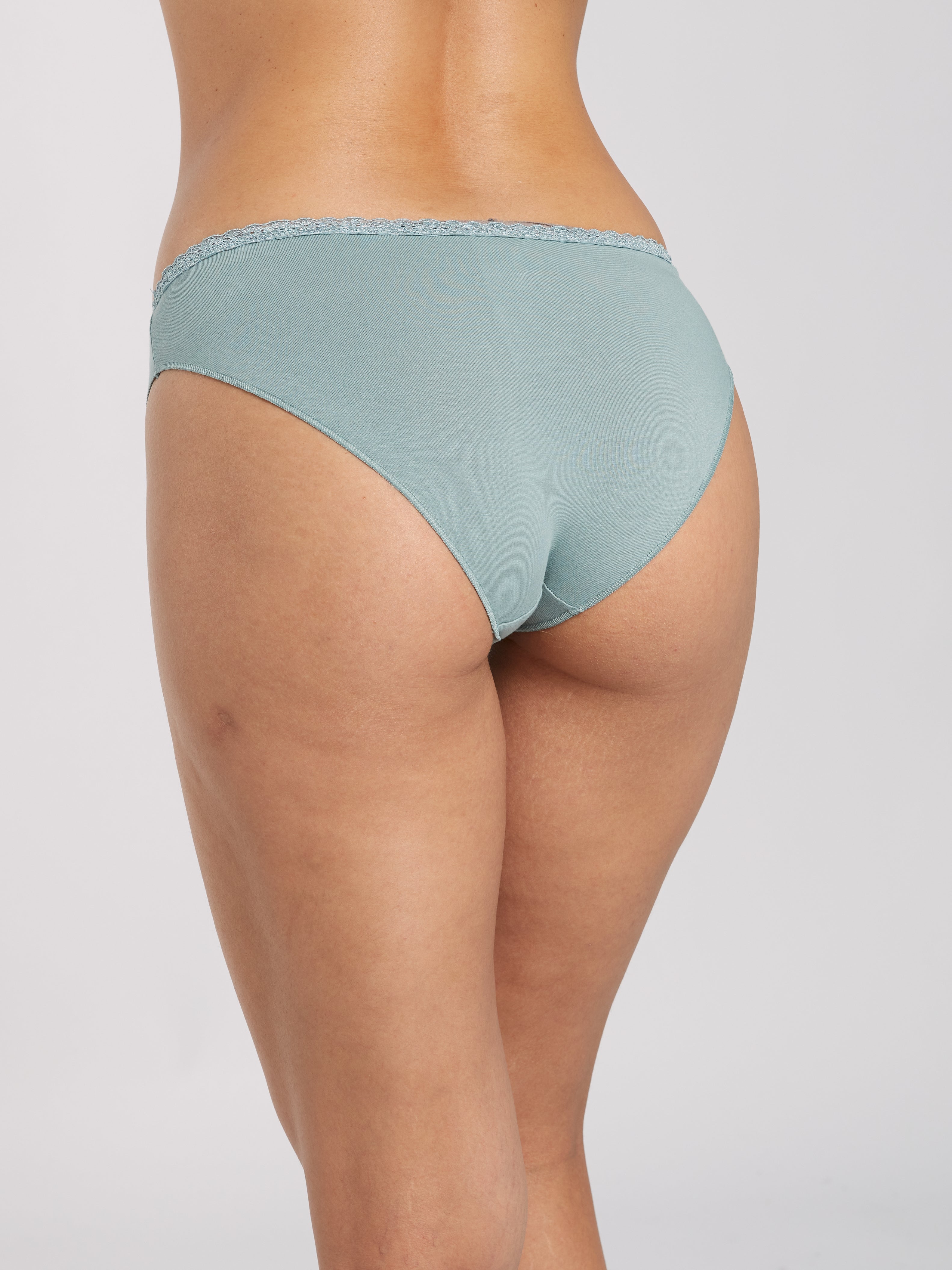 OVS WOMAN UNDERWEAR 2-PACK REGULAR BRIEFS WHITE/GREEN / M