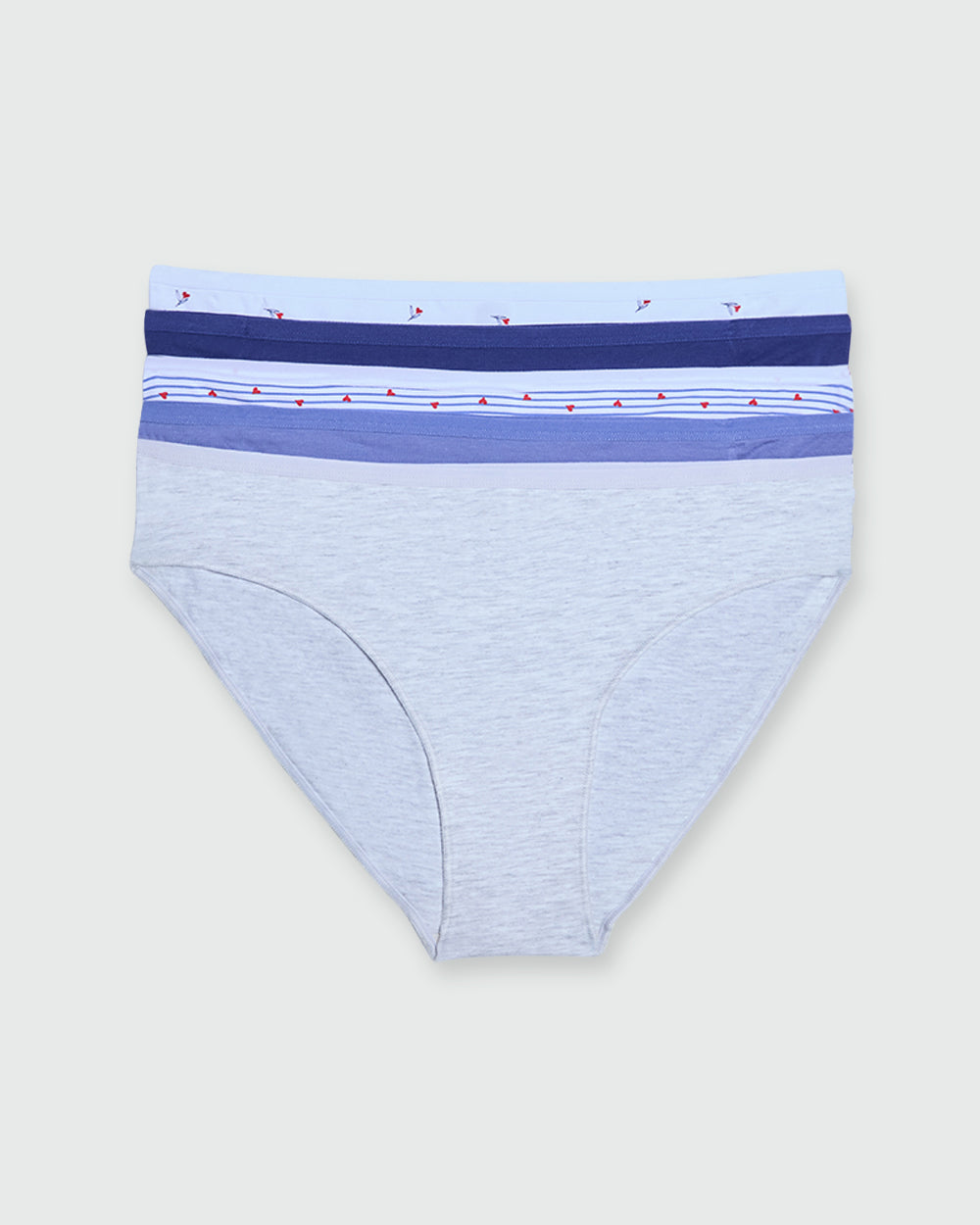 OVS WOMAN UNDERWEAR 5-PACK REGULAR BRIEFS MULTICOLOUR / M