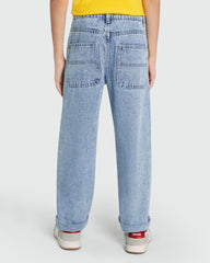 OVS Light Blue 5-Pocket Jeans For Boys Azure / 9-10 Y