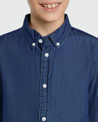 Everyday OVS Denim Shirt For Kids Blue / 9-10 Y