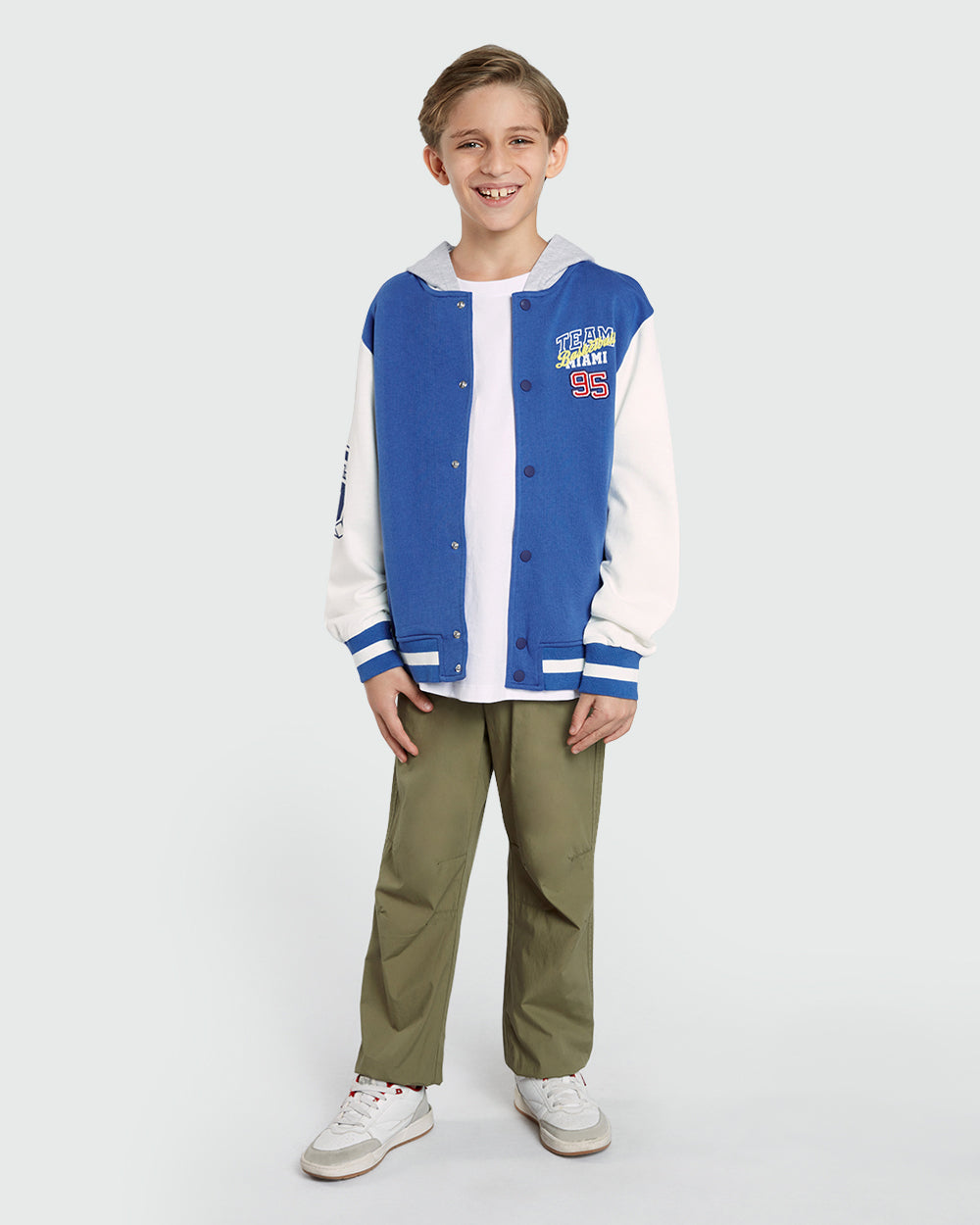 Cozy OVS Teddy Sweatshirt For Boys Blue / 9-10 Y