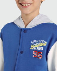 Cozy OVS Teddy Sweatshirt For Boys Blue / 9-10 Y