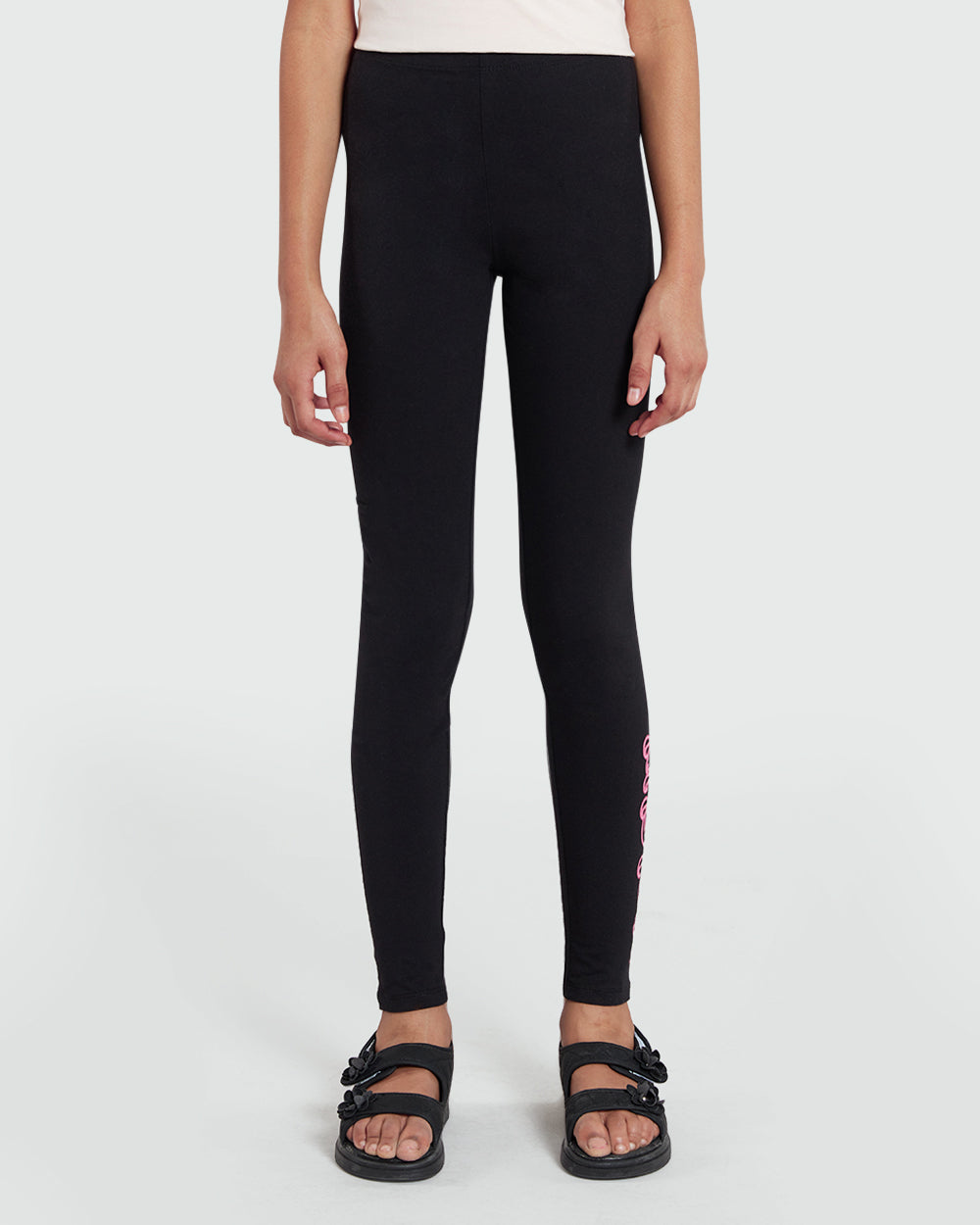 OVS Cropped Black Leggings For Tweens Black / 10-11 Y