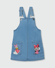 OVS GIRLS DUNGAREE SET MINNIE AZURE / 24-30 M