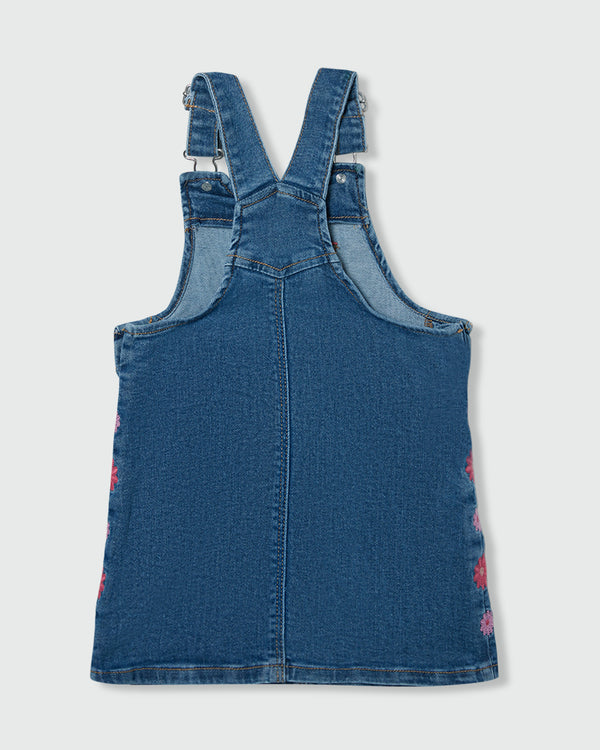OVS GIRLS SETS DRESS WITH SIDE DETAIL MEDIUM BLUE / 24-30 M