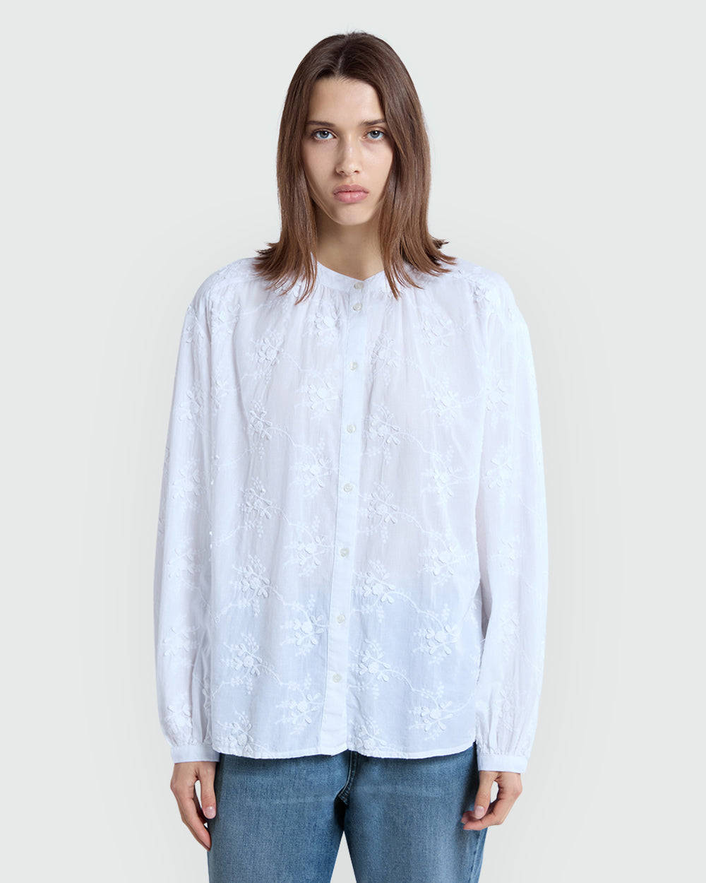 OVS Off-White Sangallo Shirt For Women White / M