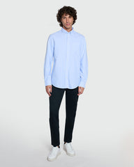 Light Striped Shirt By OVS For Men Lt Blue-Striped White / L