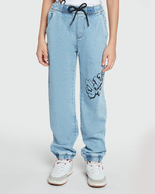 Printed Jogger Pants For Boys By OVS Azure / 9-10 Y