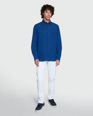 Estate Blue Casual Shirt From OVS Blue / L