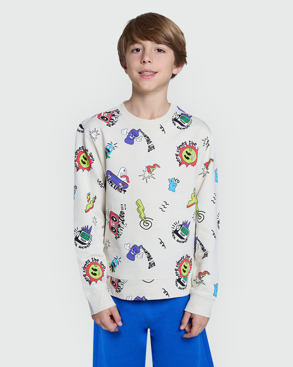 OVS Moonbeam Round-Neck Sweater For Boys Pink / 9-10 Y