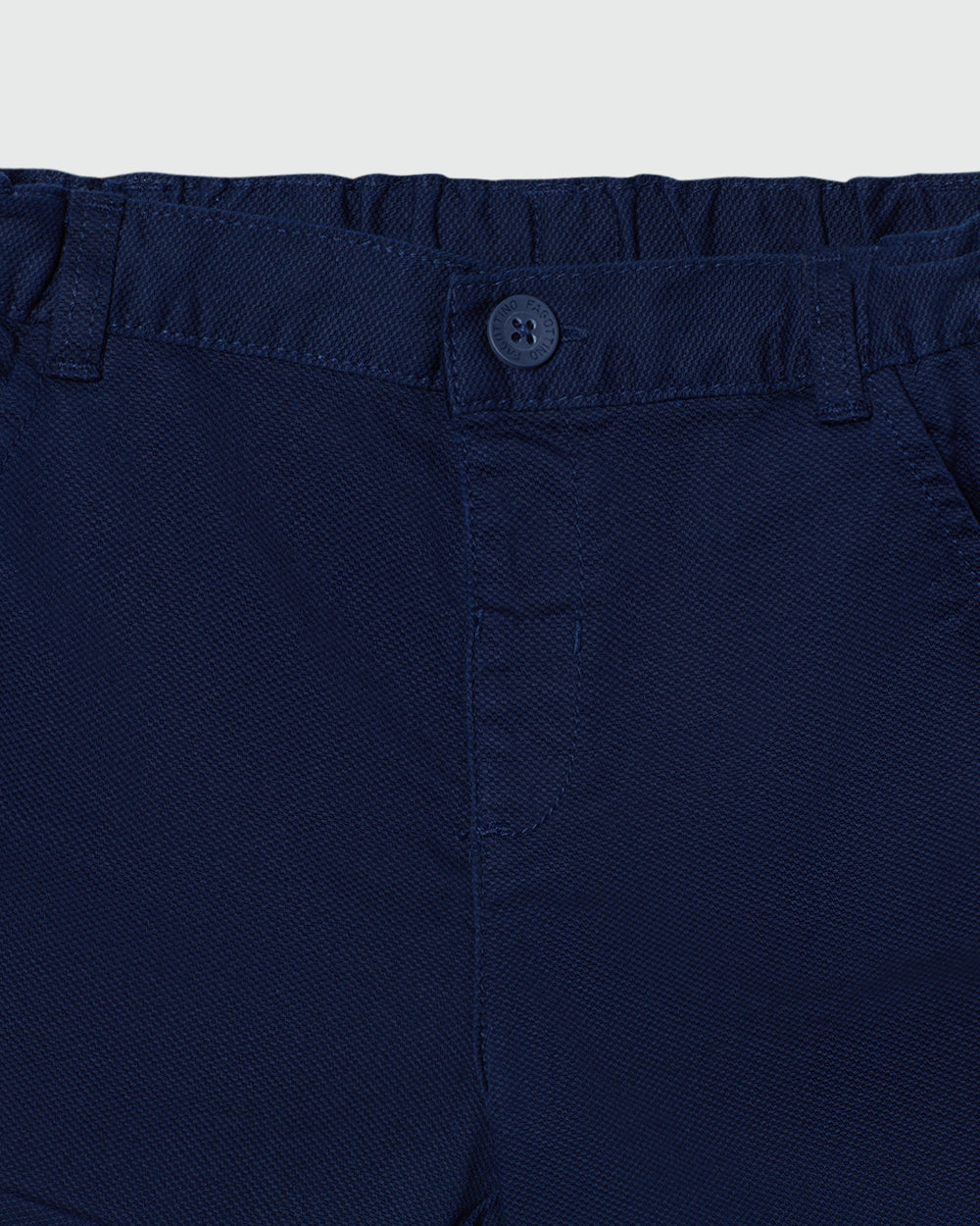 Bermuda Shorts In Dobby With Pockets DARK BLUE / 24-30 Months